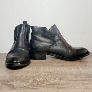 Alexander Wang Black Leather Pull-On Booties